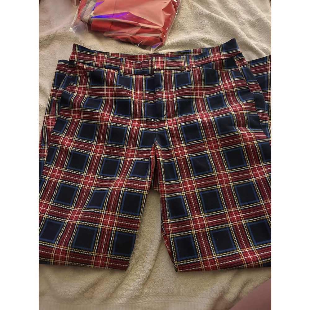 Old Navy Pixie Ankle Pants Women's 8 Plaid